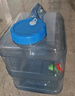 美厨（maxcook）纯净水桶 矿泉水桶饮水桶 带龙头20L 自驾游手提户外 方形MCX1176 实拍图