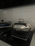 WMF福腾宝不锈钢中华炒锅家用炒菜锅无涂层少油烟电磁炉燃气 【实用组合】中华炒锅+蒸屉 30cm 实拍图