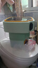 奥特优（AOTEYOU）迷你折叠洗衣机小型内衣内裤洗衣机清洗机专用洗袜子机洗袜子神器半全自动可脱水婴儿便携洗脱一体 【加大号绿色】强劲电机+自动定式+排水管 实拍图