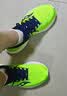 SAUCONY菁华15跑鞋男轻量缓震透气专业运动训练运动鞋Kinvara 15 荧光绿兰220 44.5 实拍图