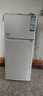 海尔（Haier）冰箱123升小型双门冰箱家用两门迷你办公室宿舍节能冷藏冷冻电冰箱 123升直冷微霜+黑金净化+冷藏冷冻 实拍图