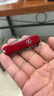 维氏（VICTORINOX）瑞士军刀逍遥派10种功能军士刀多功能刀带小剪刀折叠刀58mm红色 实拍图