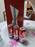 百威啤酒TOP淡色拉格450ml*18听整箱装新老包装交替发货  实拍图