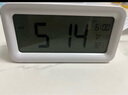得力（deli）儿童节礼物多功能电子闹钟儿童卧室智能床头钟开学学生专用起床神器白LE102 实拍图