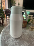 膳魔师（THERMOS） 保温壶家用大容量办公热水瓶暖壶2L男女不锈钢真空水壶 THS/THX THS-2000清新白绿 2L 实拍图