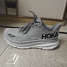 HOKA男款秋季克利夫顿 9跑步鞋CLIFTON 9轻量耐磨缓震 雾灰/黑色 40 实拍图