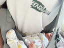 萌娃新宠婴儿背带前后两用前抱式夏季背宝宝外出简易抱娃轻便初生背娃神器 JD冰丝灰（收纳/遮阳帽/防咬巾） 实拍图