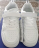 回力（Warrior）儿童节小白鞋女童鞋春秋款男童演出鞋休闲板鞋WZ(CL)-0072 白色29 实拍图