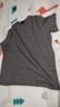 H&M男装女装T恤秋冬透气圆领短袖运动上衣短袖内搭打底衫0685816 深灰色 L 175/108 实拍图