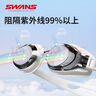 SWANS泳镜日本进口防水防雾高清泳帽套装近视眼镜潜水装备樱花450° 实拍图
