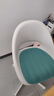 宜家（IKEA）LOBERGET洛贝里特马尔夏转椅家用靠背椅办公椅书桌椅 白色儿童书桌椅+天蓝椅垫 实拍图