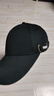 回力（Warrior）帽子男士棒球帽大头围户外鸭舌帽子女透气大帽檐显脸小运动遮阳帽 款式二：黑色 L 加大加深款【56-60cm】 实拍图
