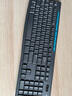 罗技（Logitech）MK275 键鼠套装 无线键鼠套装 办公键鼠套装 全尺寸 商务键鼠套装 带无线2.4G接收器 黑蓝色 实拍图