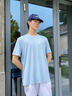 真维斯（Jeanswest）速干t恤男夏季防晒冰丝网眼短袖男透气凉感宽松跑步运动体恤上衣 【冰丝防晒】冰川蓝(纯色) L (175) (收藏加购优先发) 实拍图