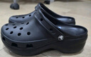 卡骆驰crocs经典云朵老爹鞋洞洞鞋时尚百搭女鞋拖鞋一脚蹬|206750 黑色-001(含智必星) 38 (240mm) 实拍图