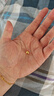 金小貅黄金转运珠999足金小金珠3D硬金路路通手串配珠DIY小孩手绳串珠 6mm[光面]0.3-0.32g加厚版 实拍图
