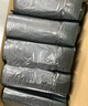 e洁抽绳垃圾袋黑色60*70cm220只1.5丝量贩装一年手提加厚塑料袋 实拍图