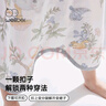 威尔贝鲁（WELLBER）【100%棉】宝宝睡袋1-3岁婴幼儿童睡衣夏简易家居睡裙熊猫100cm 实拍图