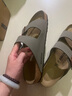 BIRKENSTOCK勃肯德国进口男女款经典舒适软木Arizona双扣拖鞋 女款灰色 38 实拍图
