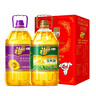 福临门 食用油 葵花籽油+玉米油 品质套装送礼团购礼盒装3.09L*2  实拍图