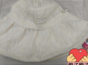妖精的口袋【嘻嘻不嘻嘻】波嬉风白色连衣裙女25年夏季新款t恤半身裙套装裙 蕾丝米色（帽子） 均码M M 实拍图