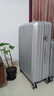 大嘴猴（paul frank）拉杆箱行李箱清新女学生轻音万向轮男旅行箱拉链密码出差大容量箱 银灰色轻音防刮拉链款 28英寸 /适合家庭出行 实拍图