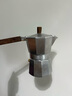 天喜（TIANXI）摩卡壶家用意式煮咖啡器具手磨咖啡机手冲浓缩萃取户外咖啡壶 银色-中号 140ml 实拍图