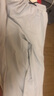 都美姿休闲裤男夏季薄款运动潮流百搭弹力宽松显瘦系带免烫小脚九分裤男 灰色 2XL 实拍图