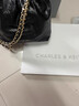 CHARLES&KEITH菱格大容量柔软多用背包书包双肩包包女包生日礼物CK2-60151400 粉红色Pink S 实拍图