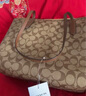 蔻驰（COACH）【品牌直供】女士中号托特包单肩手提包4455IME74 实拍图