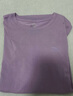 安踏纯棉短袖t恤男士2026夏季款简约百搭宽松透气针织运动上衣 8125-8晶石紫【男女同款】 L (175) 实拍图