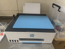 惠普（HP）Tank593 596/598彩色打印机A4喷墨家用办公无线原装内置连供文档照片复印扫描一体机591 519升级款 Tank596 (连供彩打/免换墨盒/无线三合一) 官方标配 实拍图