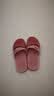回力拖鞋情侣家居室内外用耐磨软底浴室凉拖鞋女HL3630豆沙红37码 实拍图