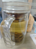 京东京造 茶杯 双层玻璃茶水分离泡茶咖啡杯子带把手大容量500ml 实拍图
