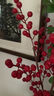 花点馨意冬青发财果仿真花装饰摆件红果新年宵花卉假花餐桌插花6叉2支5189 实拍图