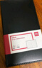 得力（deli）16K大号商务皮面笔记本会议记事本文具办公用品112张/本 黑色3161 实拍图
