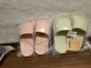 华美健步居家情侣凉拖加厚拖鞋防滑静音马卡龙男女凉拖鞋HM618虾粉38-39码 实拍图
