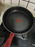 特福（Tefal）平底锅家用牛排不粘煎锅少油烟有钛煎饼锅电磁炉燃气灶通用26cm 实拍图