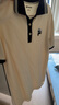 FILA FUSION斐乐潮牌女子连衣裙夏时尚宽松简约POLO领连身裙 乳糖色-BG M （165/84A/M） 实拍图