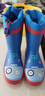 lemonkid儿童雨鞋高筒女童男孩防水防滑橡胶雨靴学生水鞋 蓝色机器人 27 实拍图