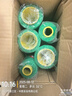 若轩缝纫机线家用大卷402缝衣服的线3000码锁边宝塔缝纫线团手缝针线 绿色 3000码 1卷 实拍图