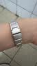 iboann适用apple watch s9表带不锈钢S10苹果手表表带s11金属iwatch ultra2/1女士款s7/s6/se手表带X 星光-透气凉感金属·细款小方块 38/40/41/42表 实拍图