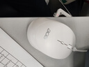 宏碁（acer）鼠标 无线2.4GHz 办公鼠标 type-c充电 对称鼠标 便携鼠标 电脑笔记本鼠标 OMR070 白色 实拍图