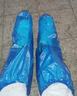 洁伴旅一次性防雨鞋套10只装赶海雨靴防水加厚男女雨天防滑长筒塑料鞋套 实拍图