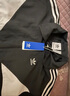 adidas经典宽松运动夹克外套男女春季阿迪达斯官方三叶草 黑色/绿色/白色   XS   实拍图