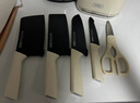 OOU!刀具套装菜刀套装厨房刀具家用抗菌防锈厨具全套不锈钢组合 鹤Pro丨抗菌丨防锈丨锋利 6件套 实拍图