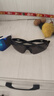 骑行眼镜墨镜自行车太阳眼镜电动单车摩托车防风沙护目镜日夜两用 黑框灰色片 实拍图