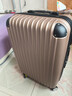 翻译官行李箱旅行箱包女商务大容量拉杆学生万向轮硬密码登机男防刮抗压 香槟金-双层缓冲+双拉增容 24英寸中等【24英寸容量等于26】 实拍图