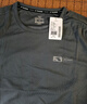361°运动短袖男女同款夏季透气宽松棉印花t恤休闲圆领上衣 砾石灰9115D XL 实拍图