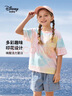 迪士尼（DISNEY）女童棉质短袖T恤吸湿排汗六一儿童节半袖上衣25夏DB421BE21彩120 实拍图